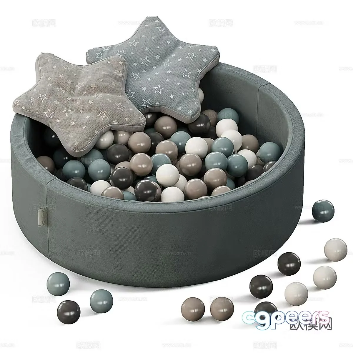 Children’s ocean ball toy 3d model