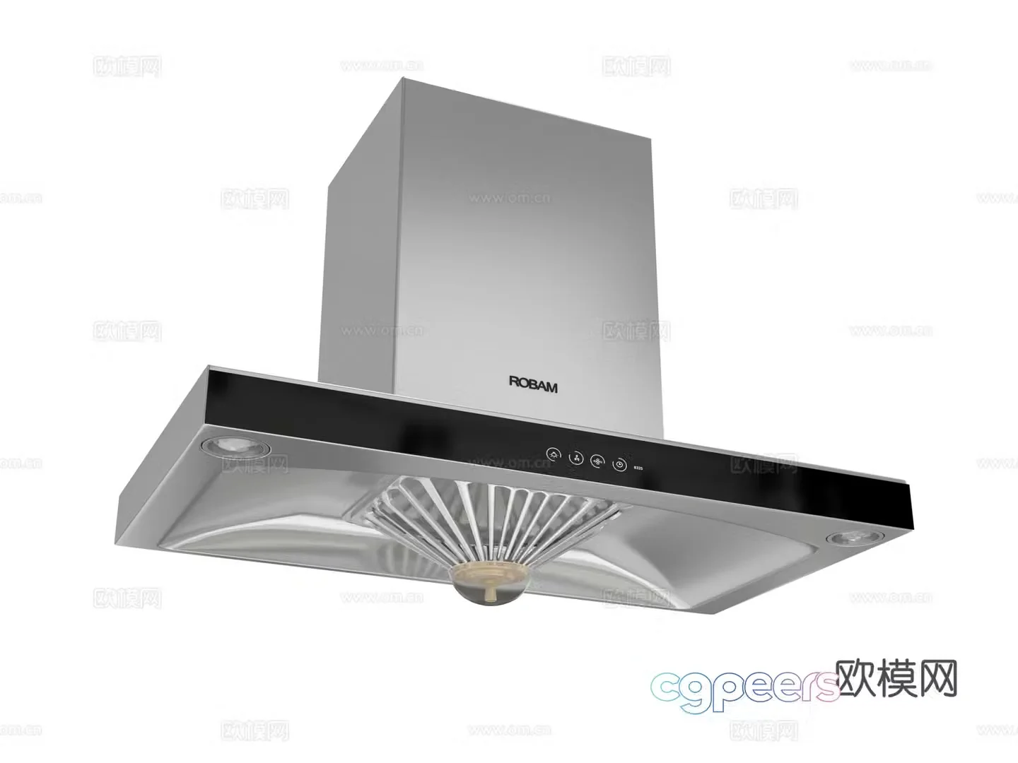Range hood 3d model