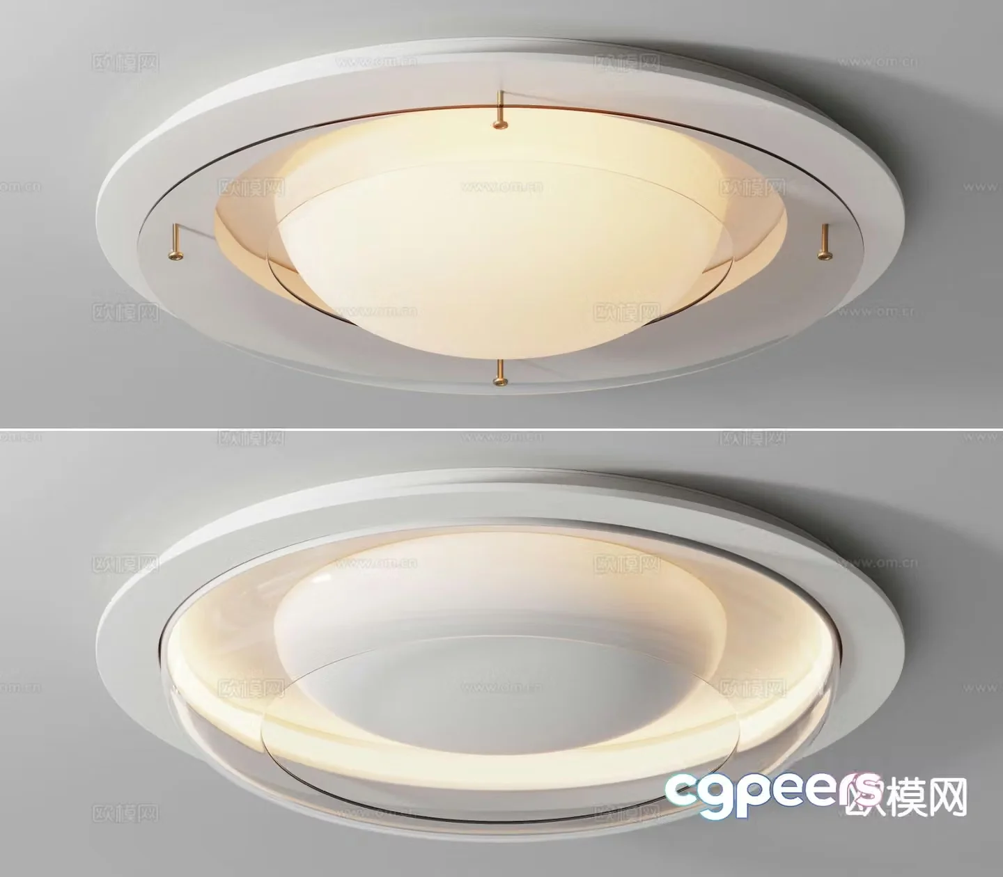 Light luxury ceiling lamp living room ceiling lamp 3d model