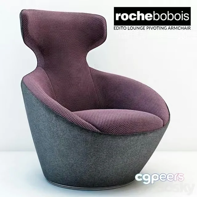 3ds Max Free – Roche bobois Edito lounge pivoting armchar