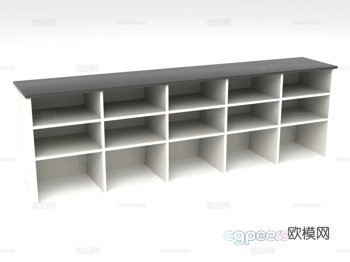 Storage rack Storage cabinet Grid cabinet Shoe cabinet 3D model