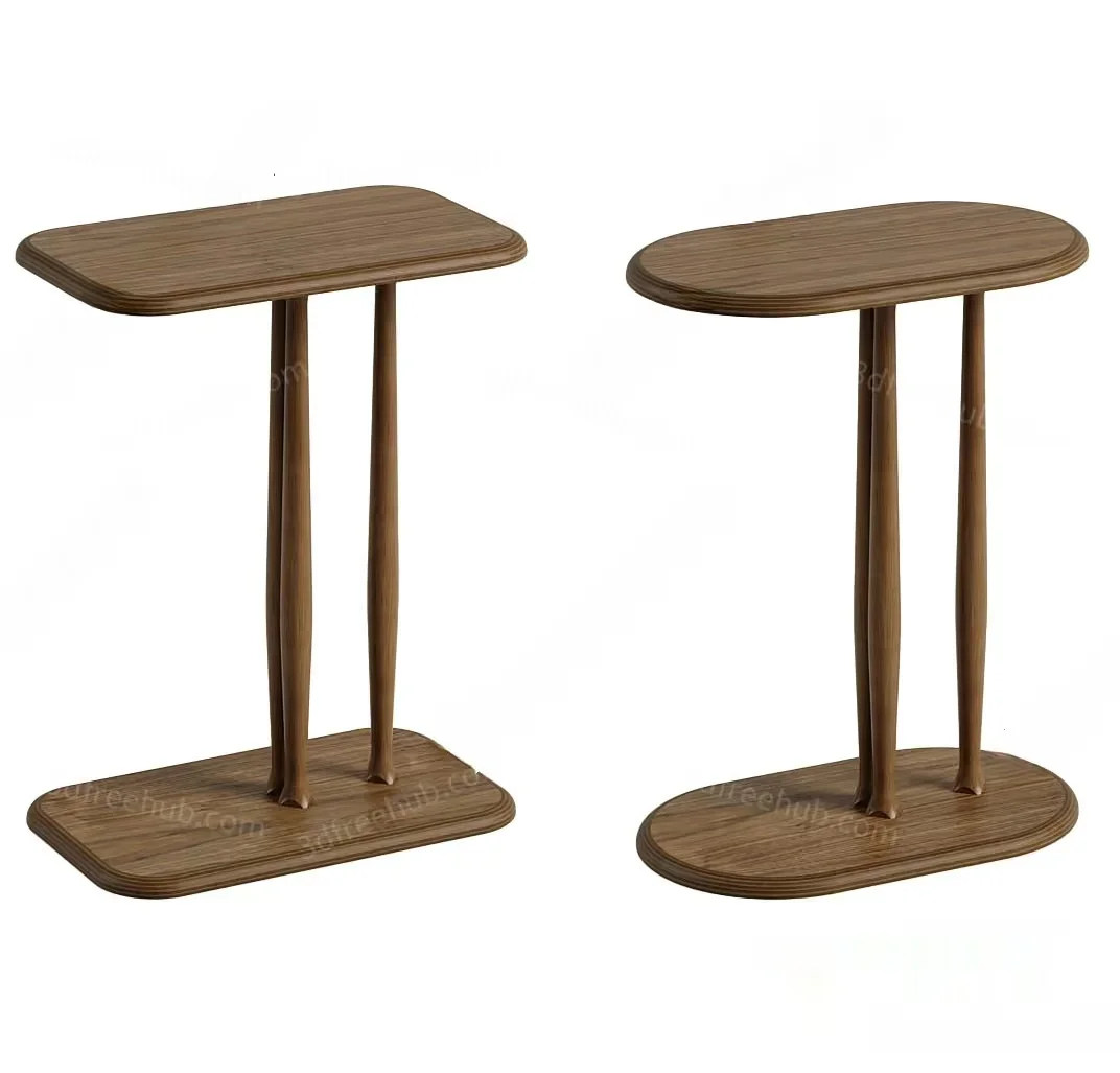Wooden Side Tables 3D Model – 19591 – VRAY Render