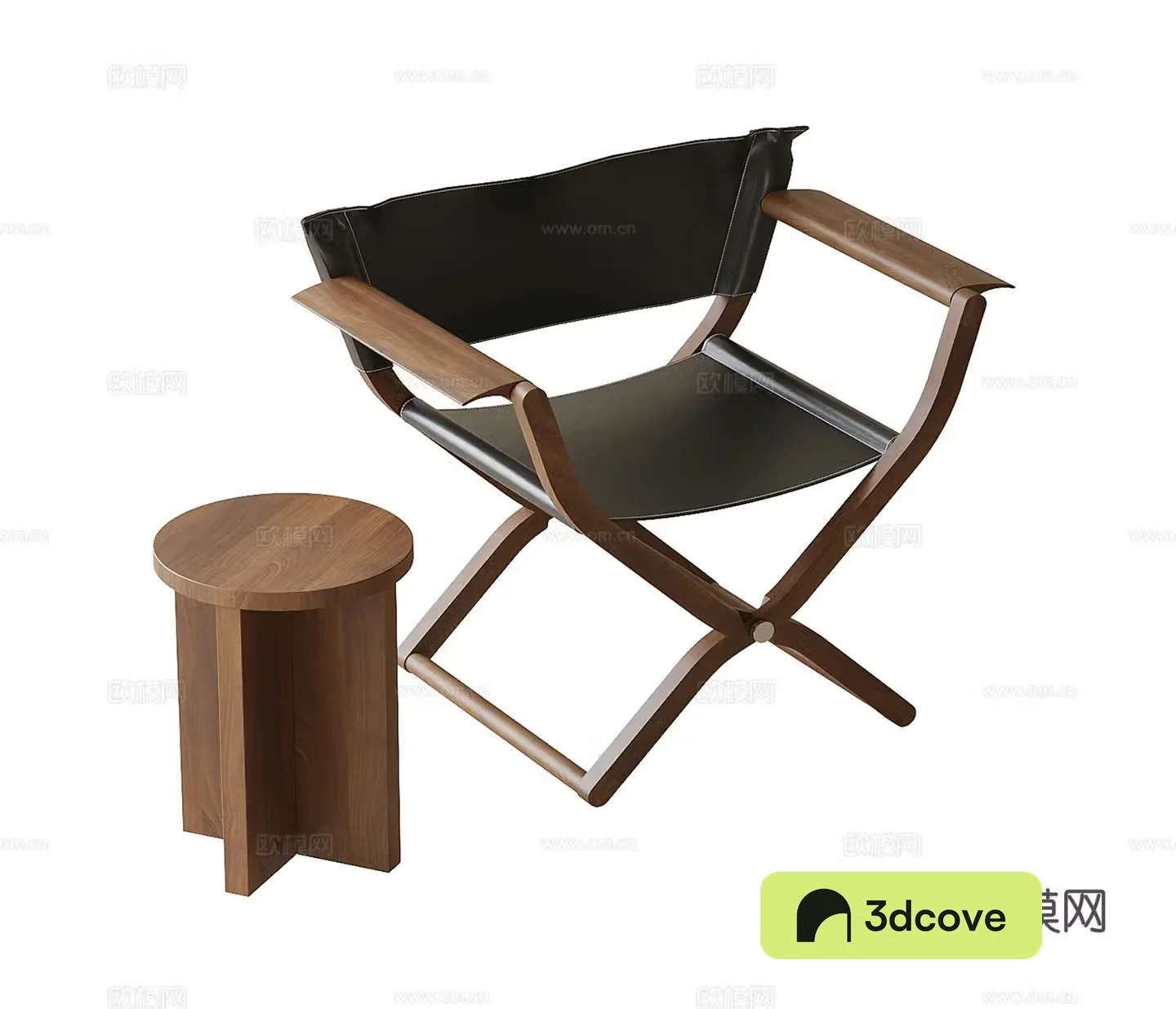 Modern casual chair Single chair Side angle