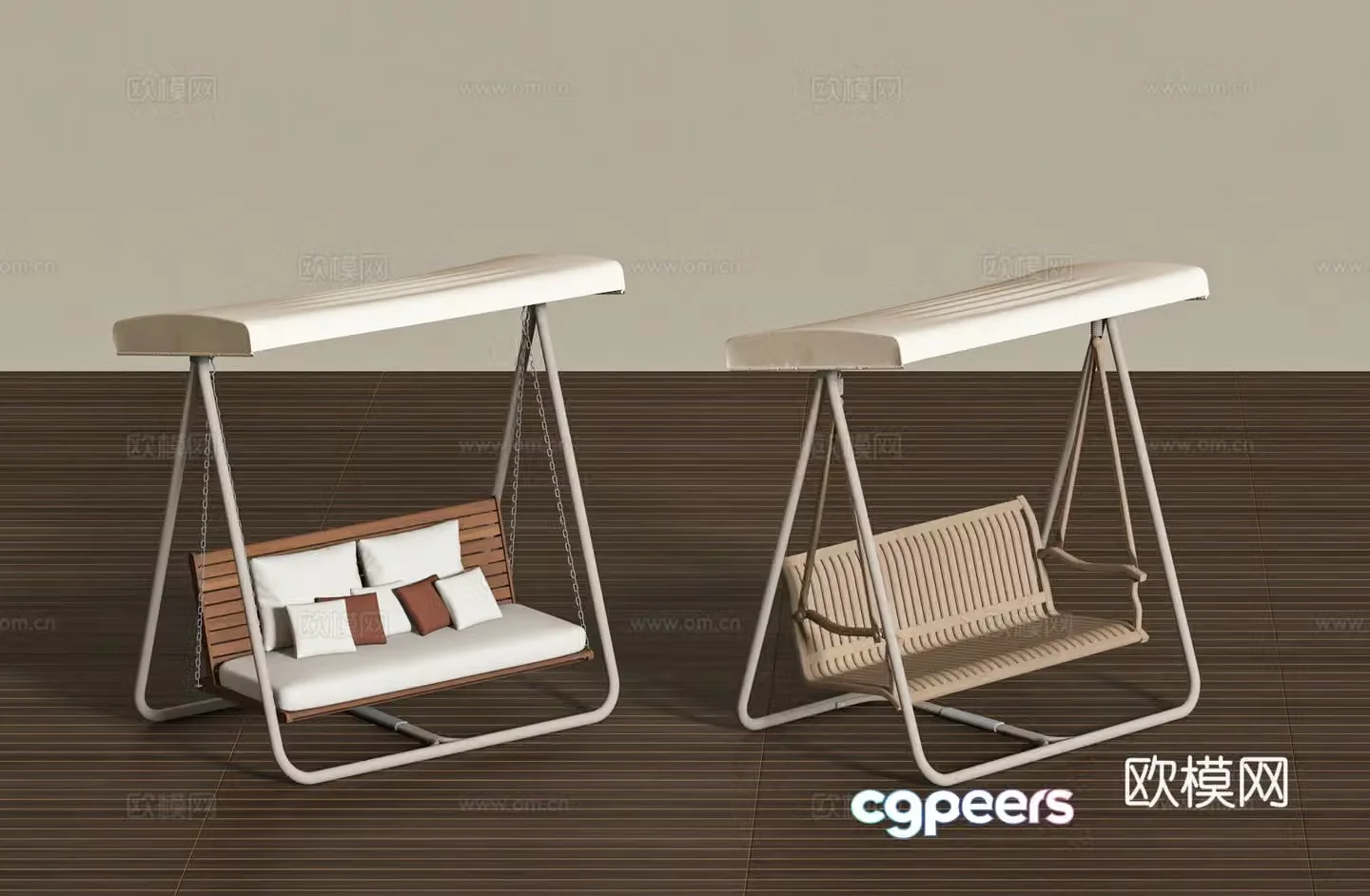 Modern hanging chair swing chair cradle chair 3d model