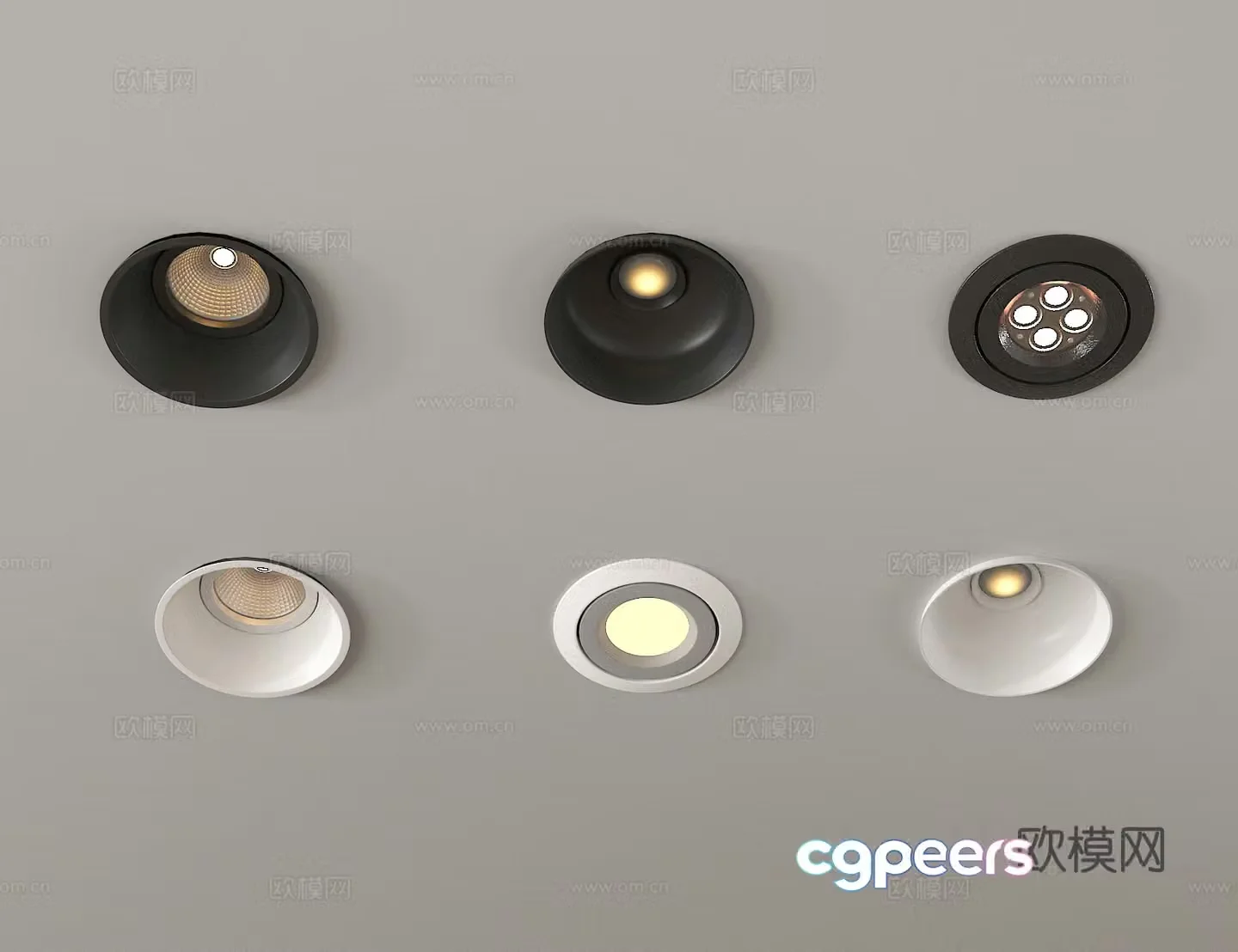 Spotlight Downlight 3D Model