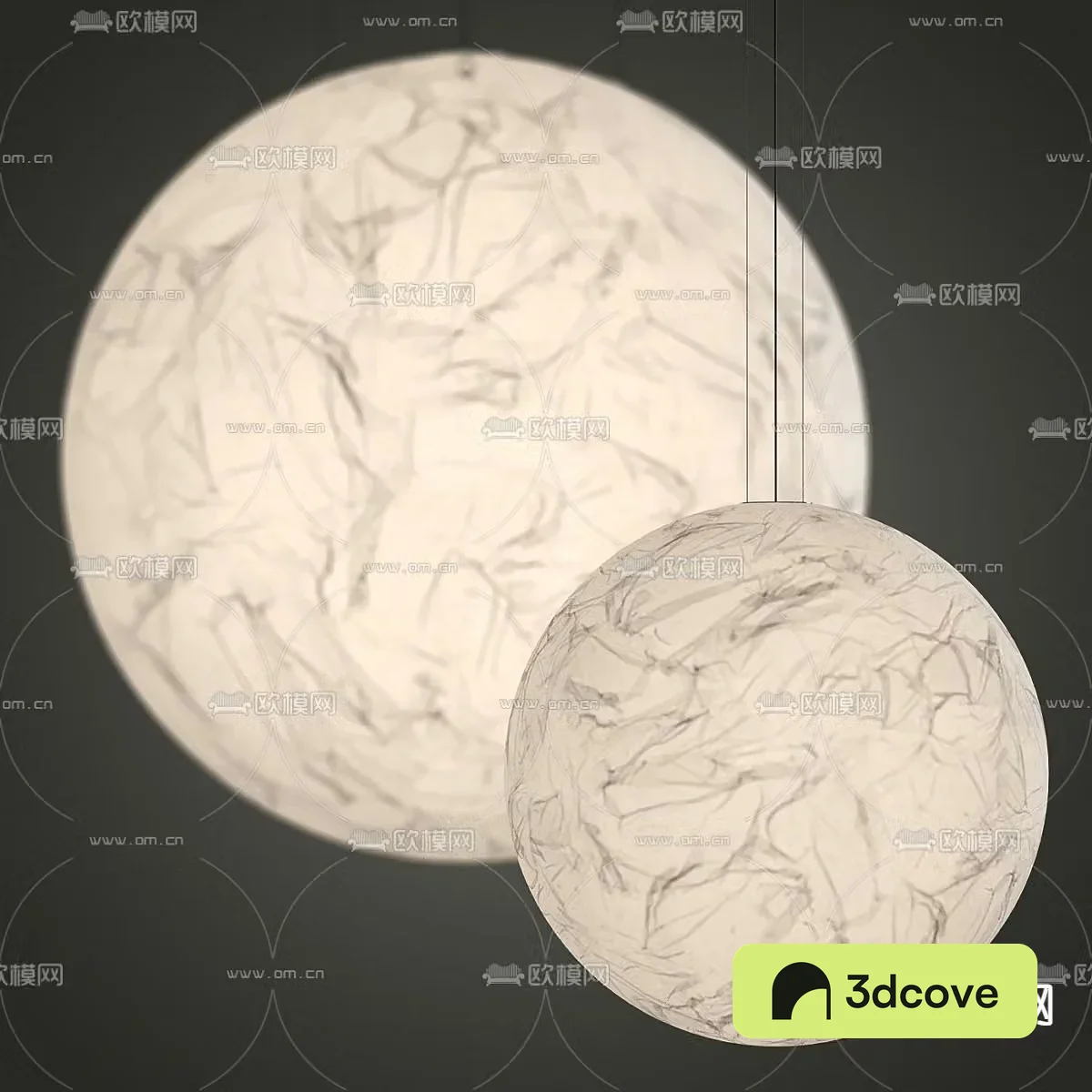 moon lamp spherical lamp chandelier