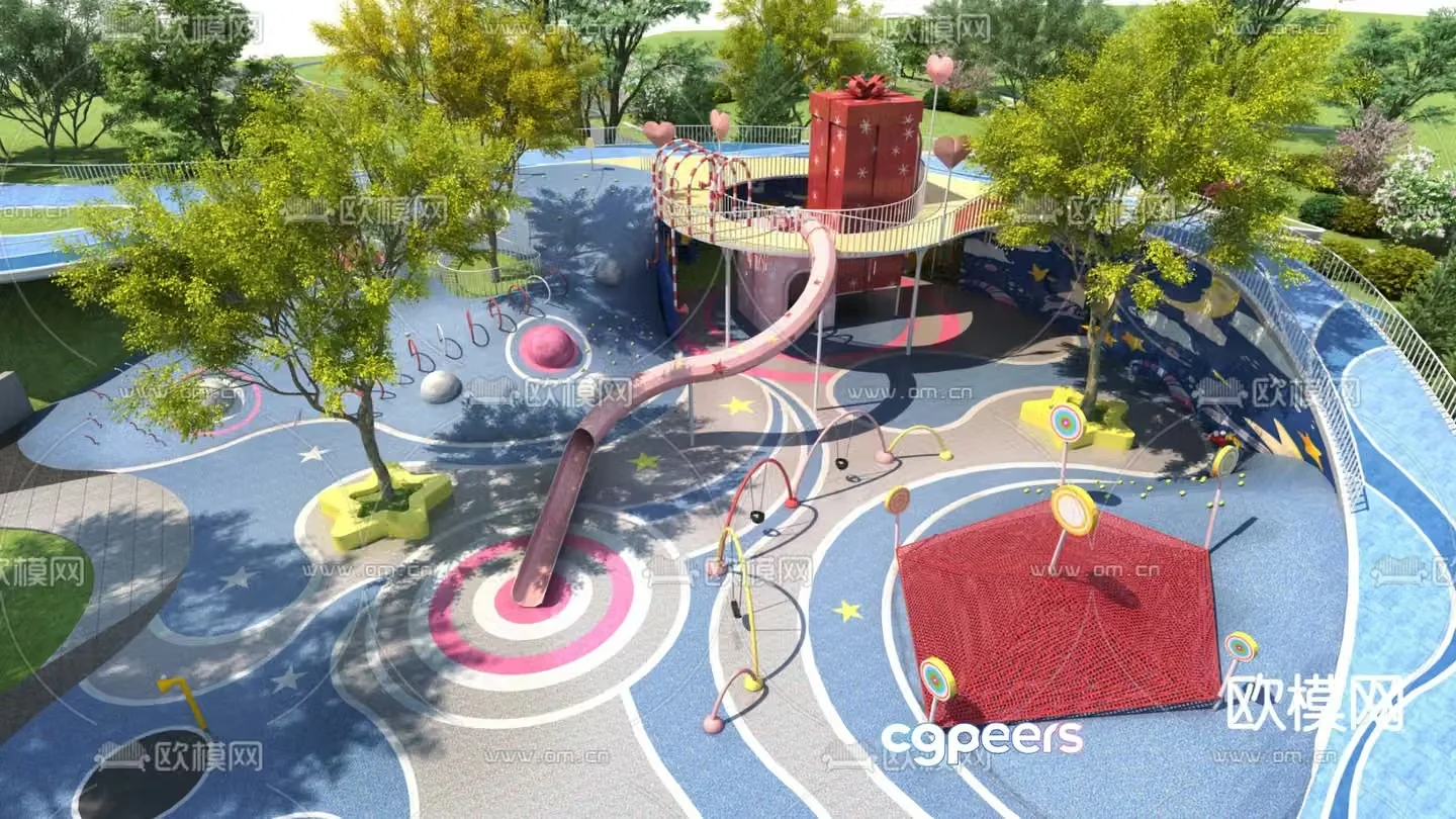 Children’s playground playground park 3d model