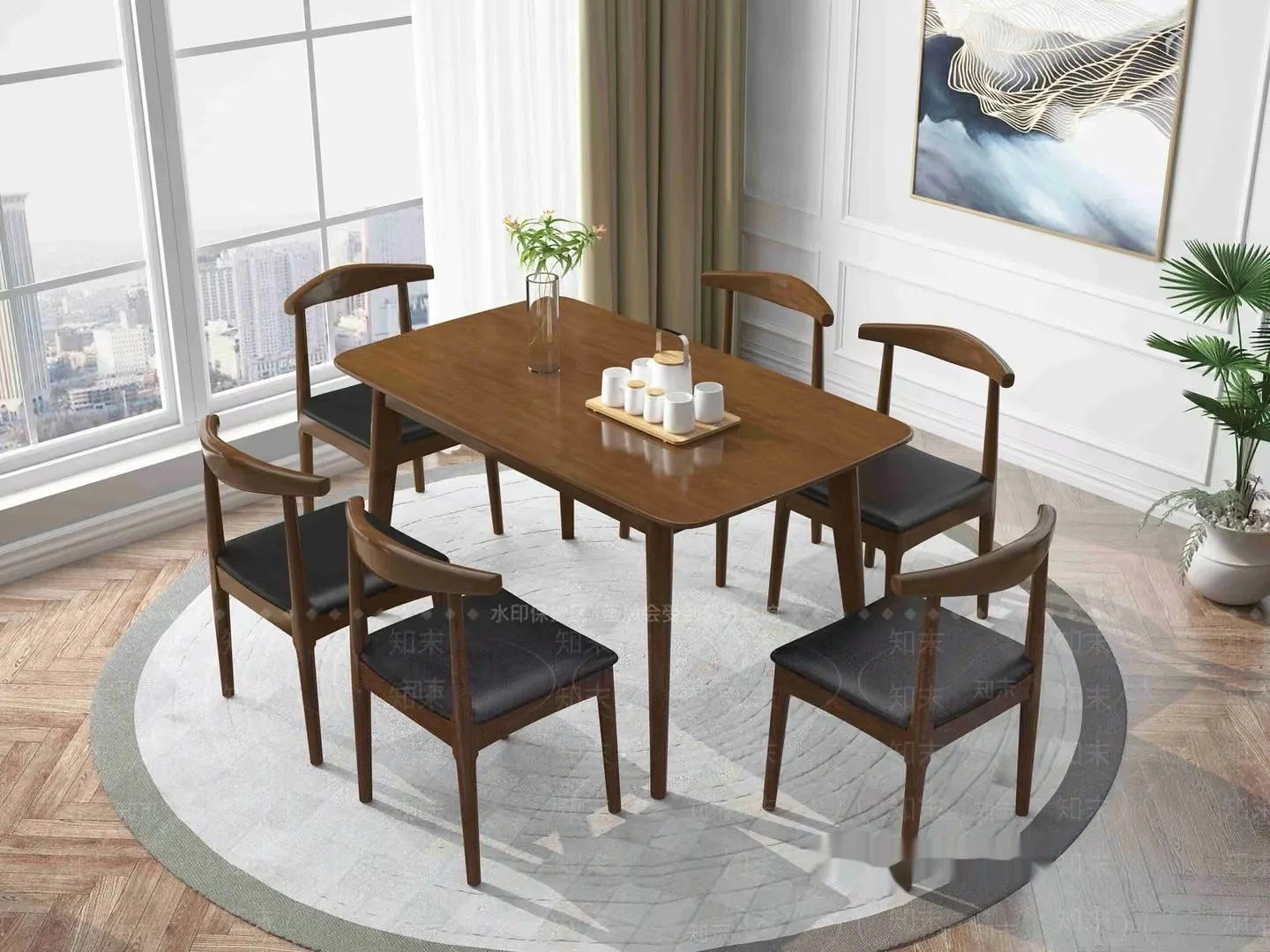 Modern Dining Room 3D Model – 2278 – VRAY Render