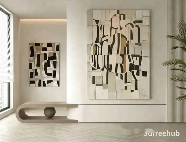 Modern Art Piece 3D Model – 21520 – VRAY Render