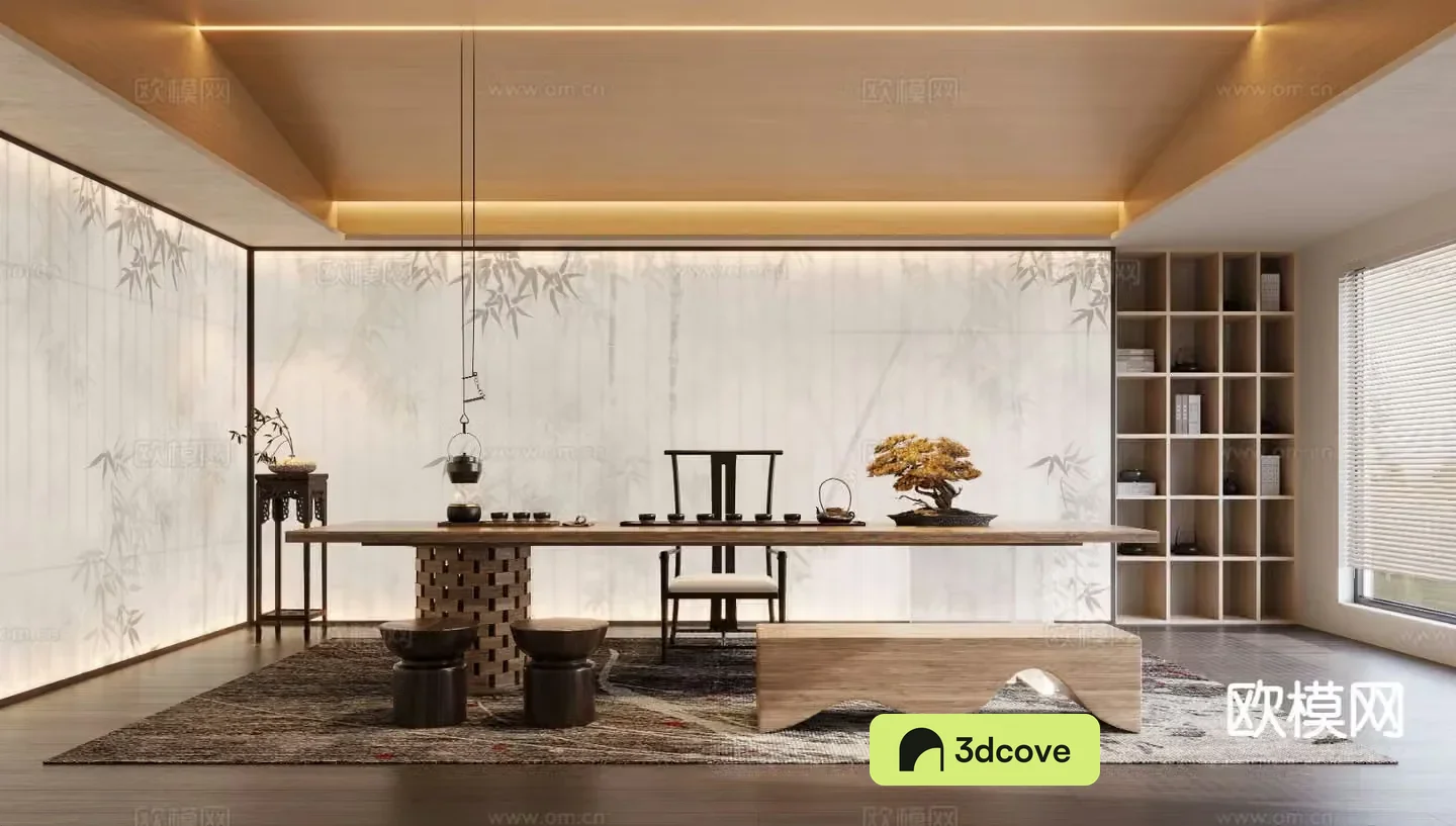 New Chinese tea room