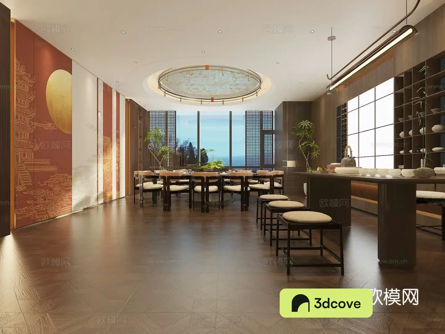 New Chinese style luxury private room