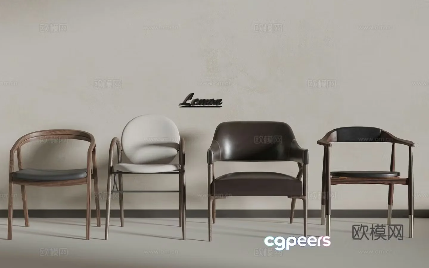 New Chinese chair 3D model