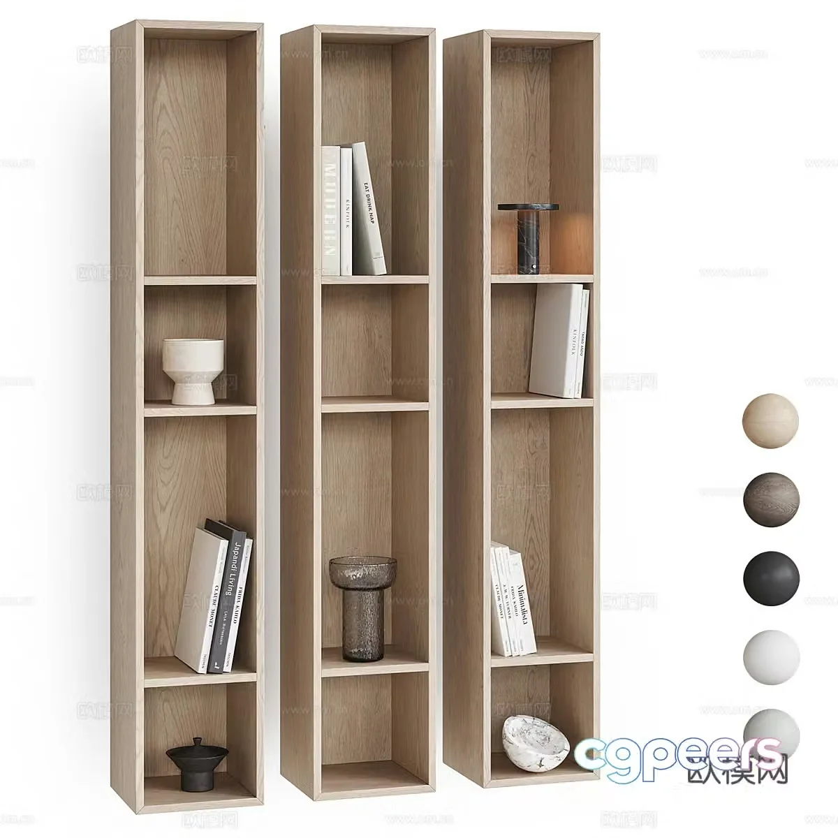 New Chinese style decorative cabinet 3D model