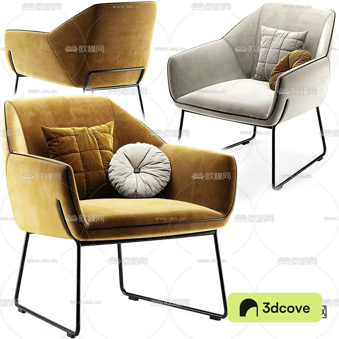 Modern chair leisure chair