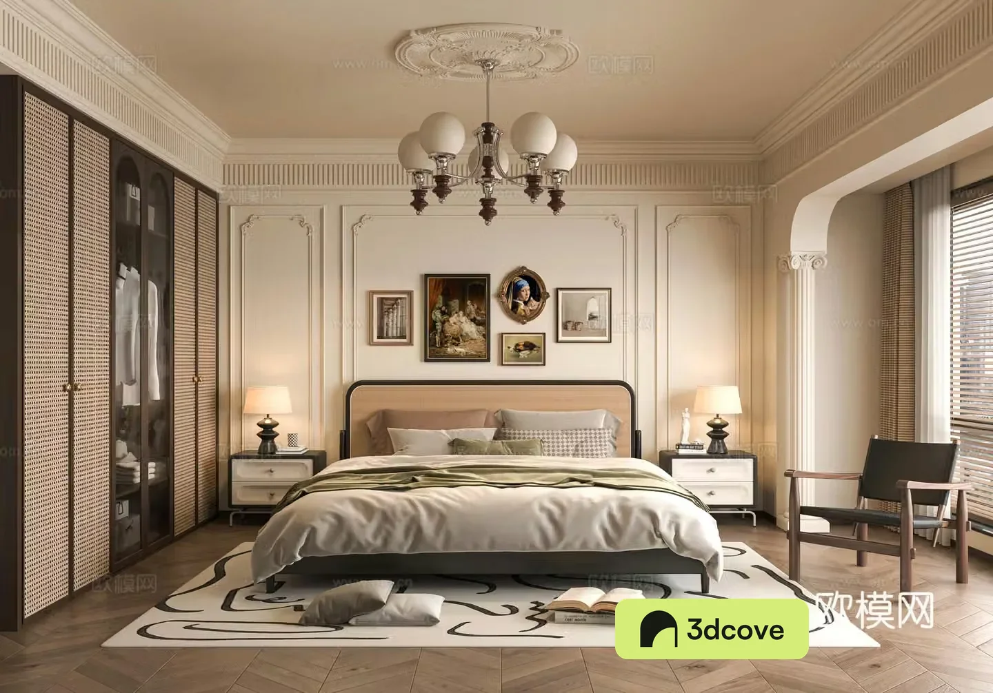 French bedroom