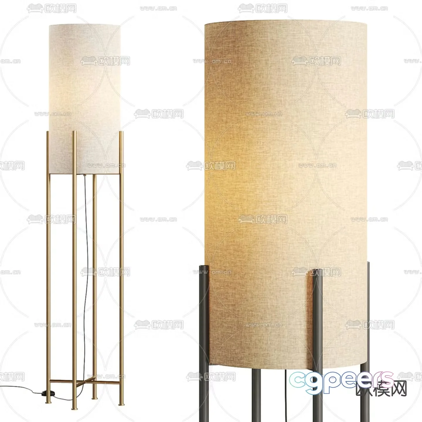 Wai Sad Floor Lamp 3D Model