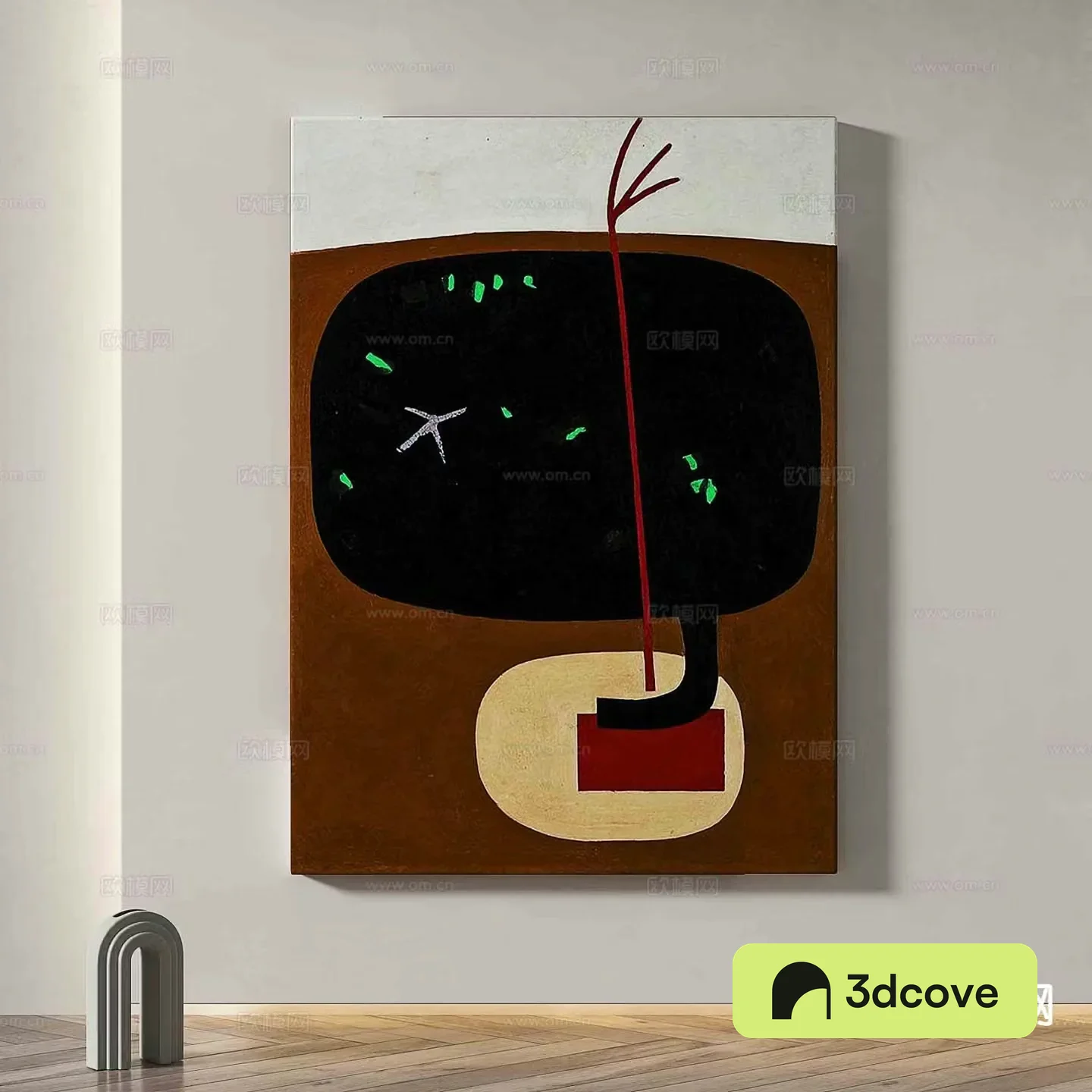 Medieval style hanging painting abstract painting decorative painting