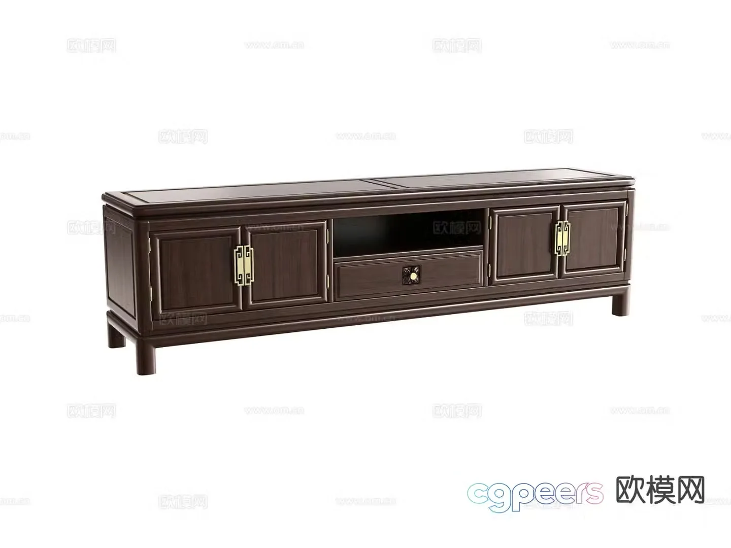 New Chinese style TV cabinet 3d model