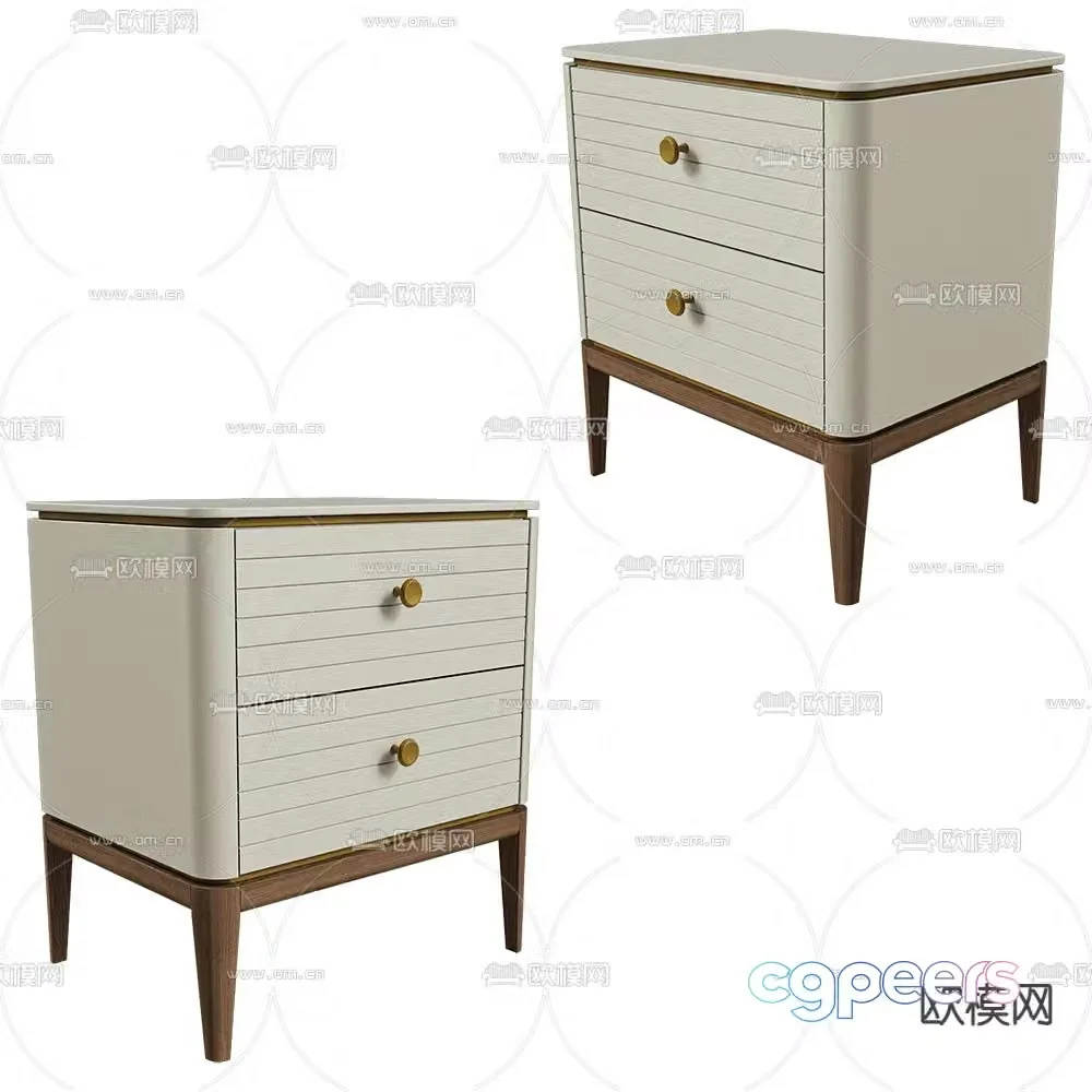 Mister bedside table 3d model
