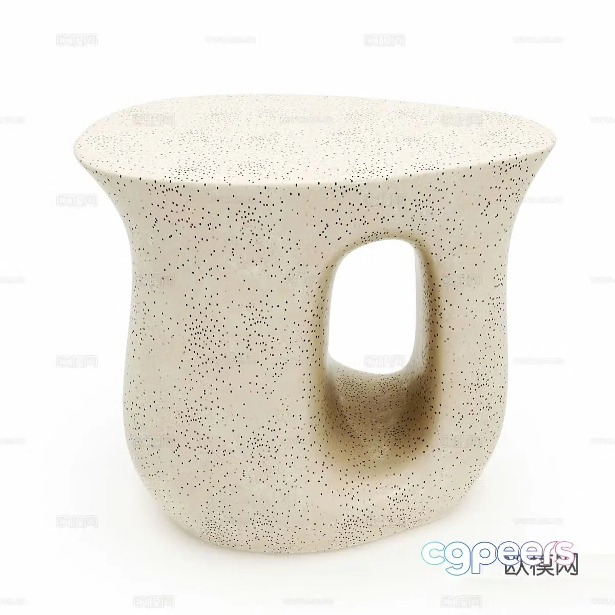 Vera side table corner table ceramic side table 3d model