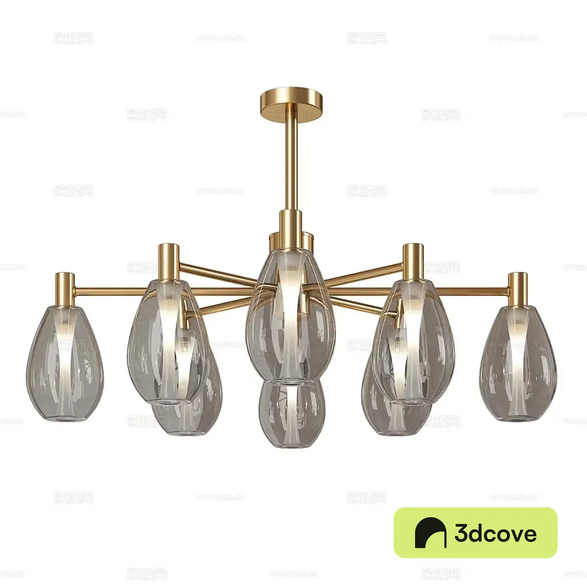 Modern simple chandeliers dining chandeliers living room chandeliers glass chandeliers