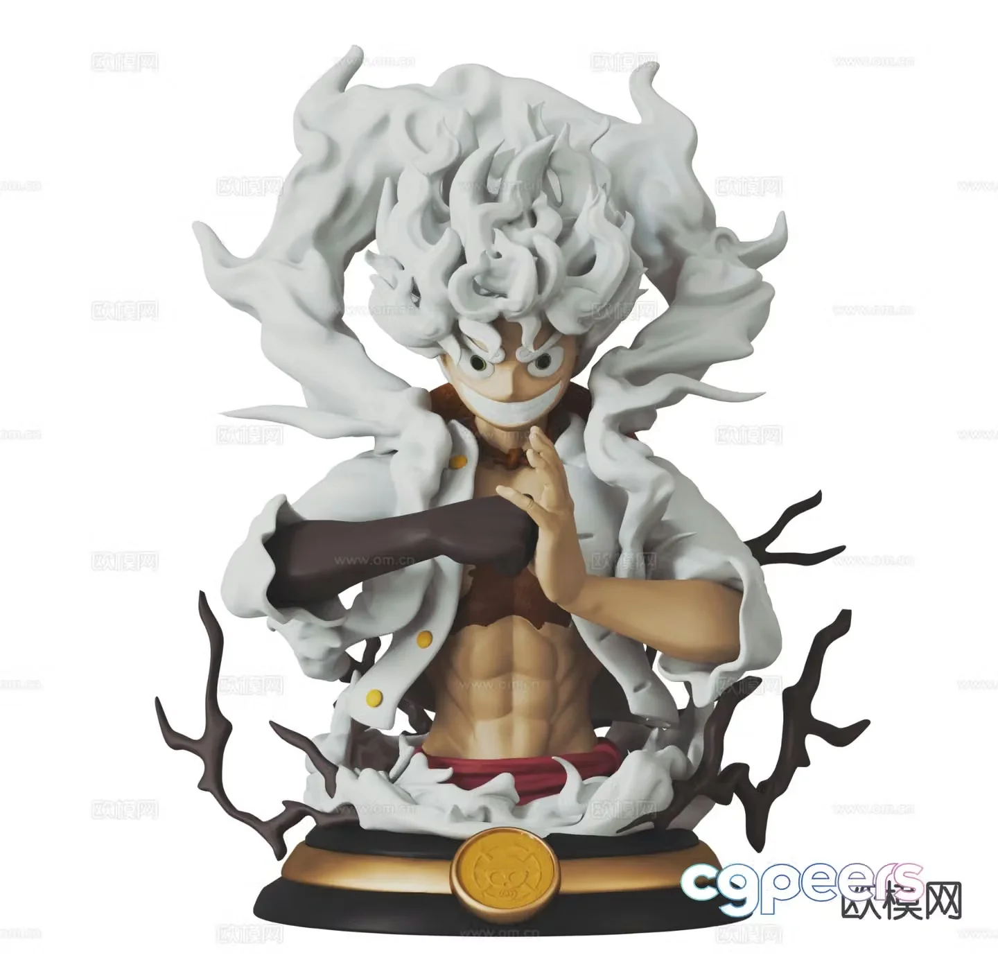 Anime One Piece Figure Luffy Figure 3D Model