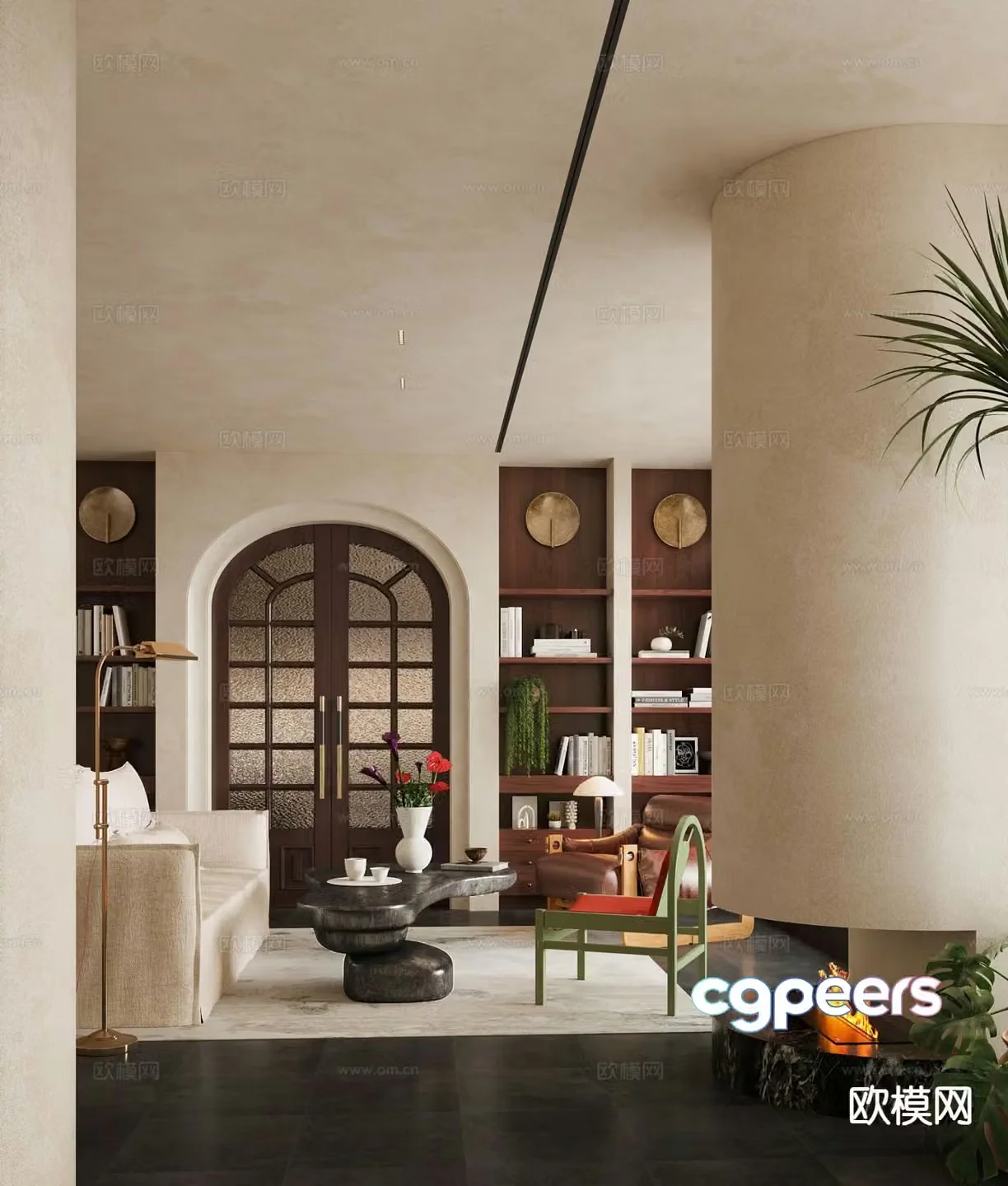 Manye Design | Qishu Home Furnishing High-end Exhibition Hall 3D Model