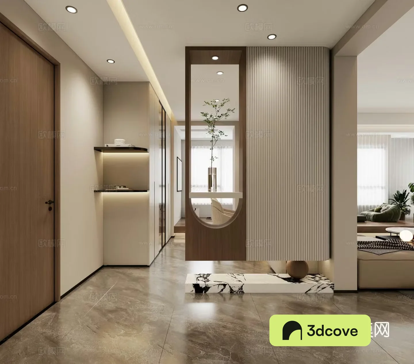 Modern entrance door entrance