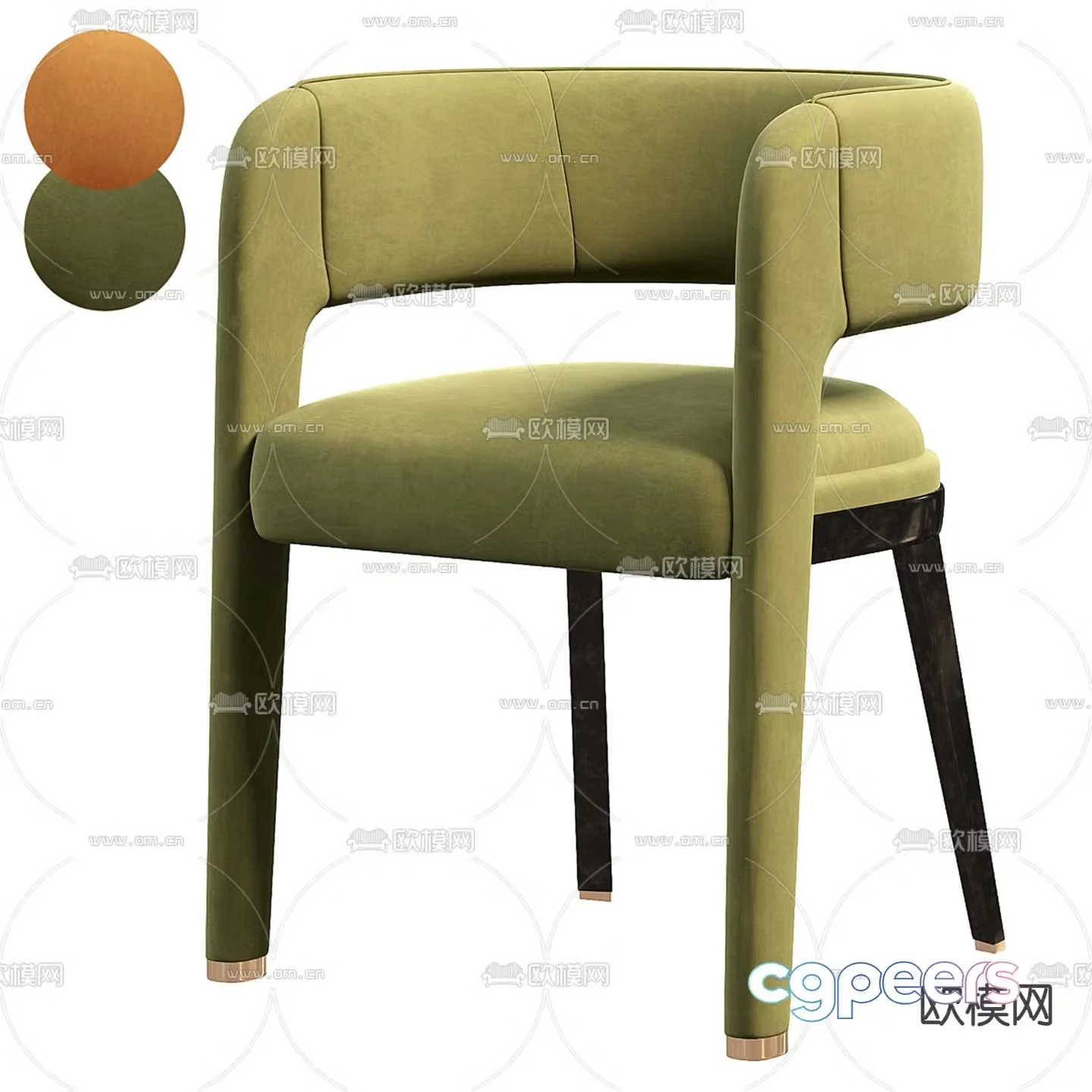 Modern lounge chair 3d model