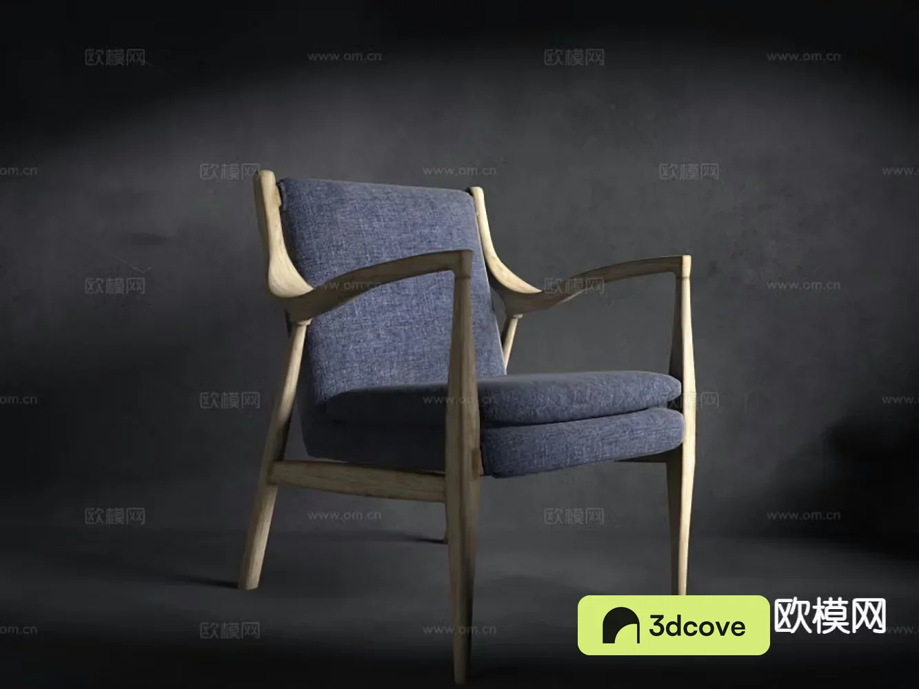 Single chair solid wood chair tea chair leisure chair