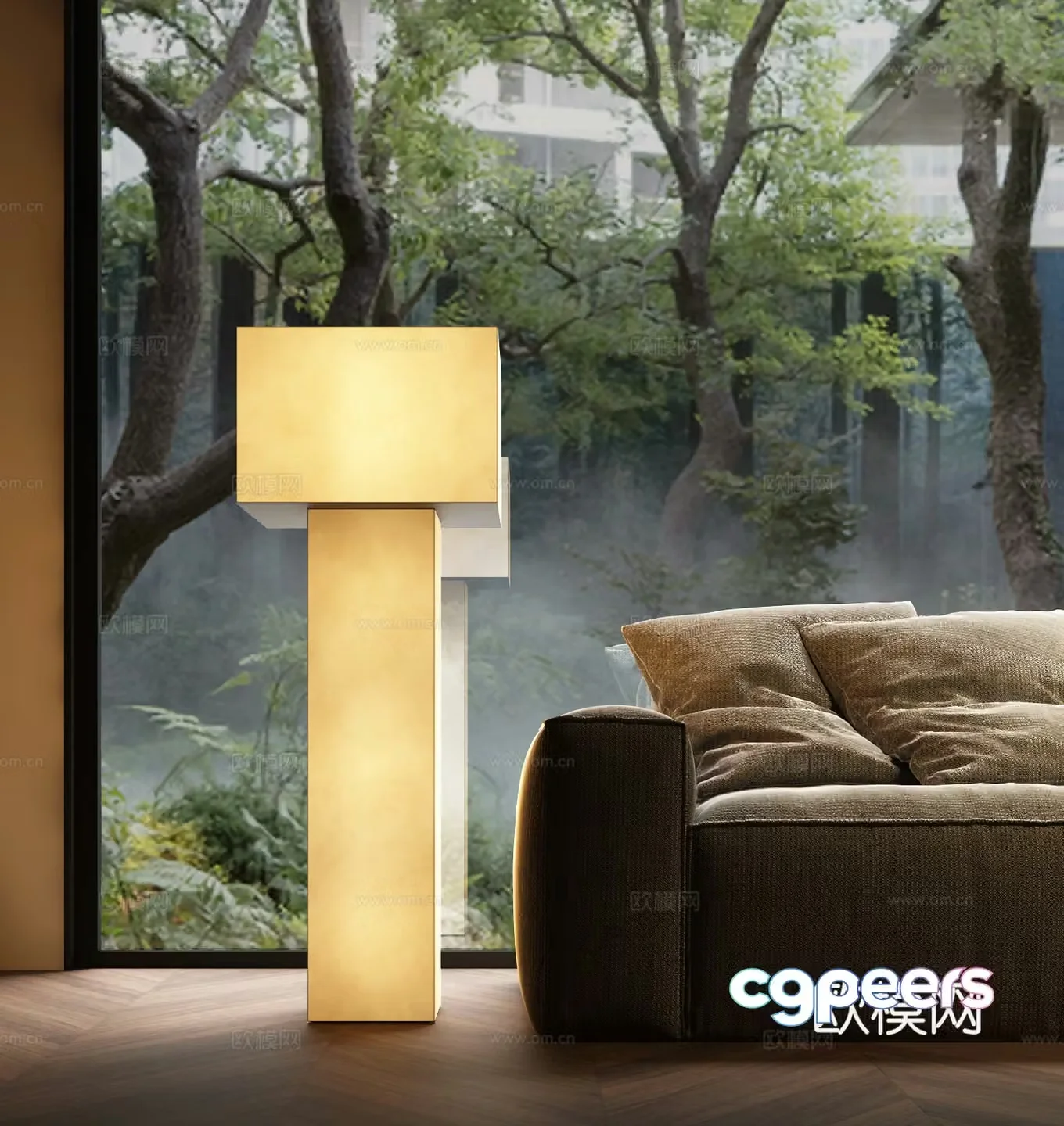 Modern Italian floor lamp Italian floor lamp Modern floor lamp 3d model