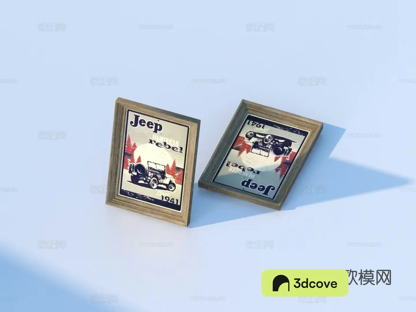 Modern photo frame picture frame ornament sketch
