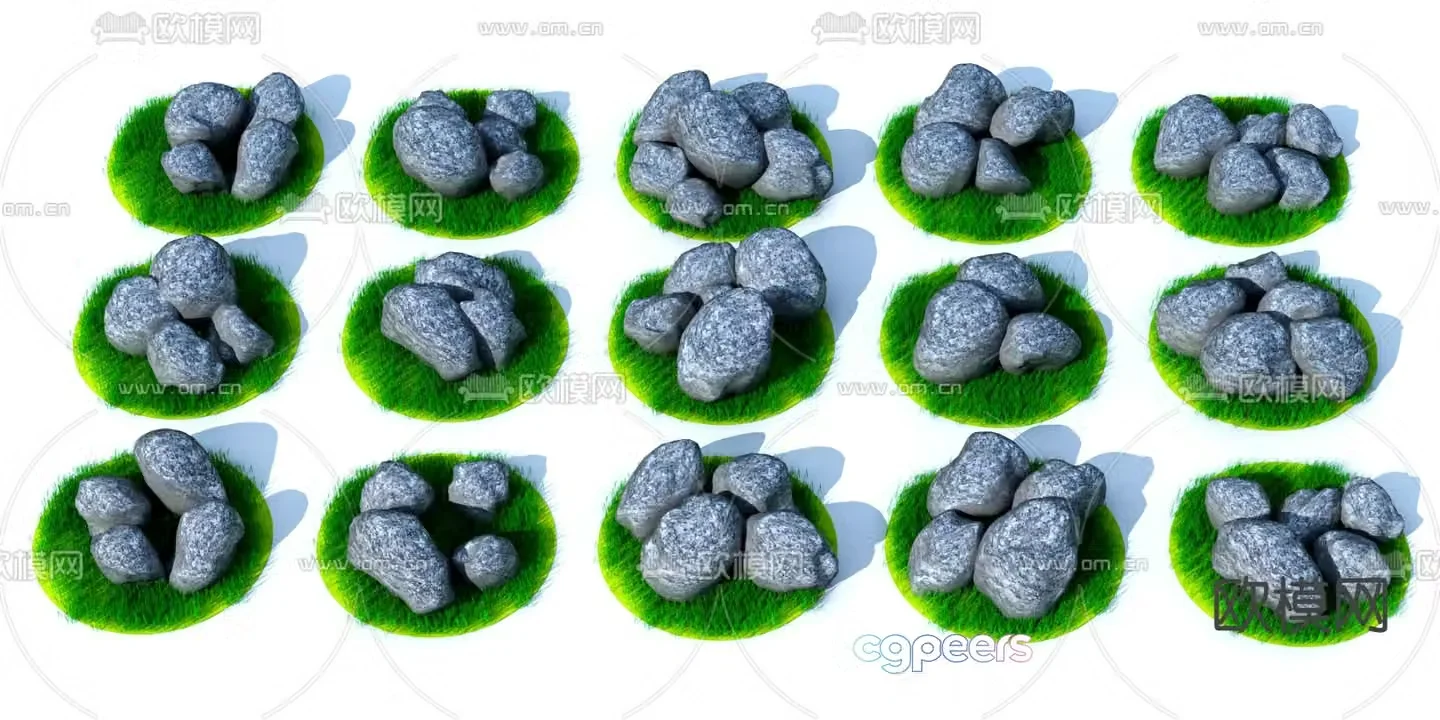Landscape Stone Stone Stone 3d model