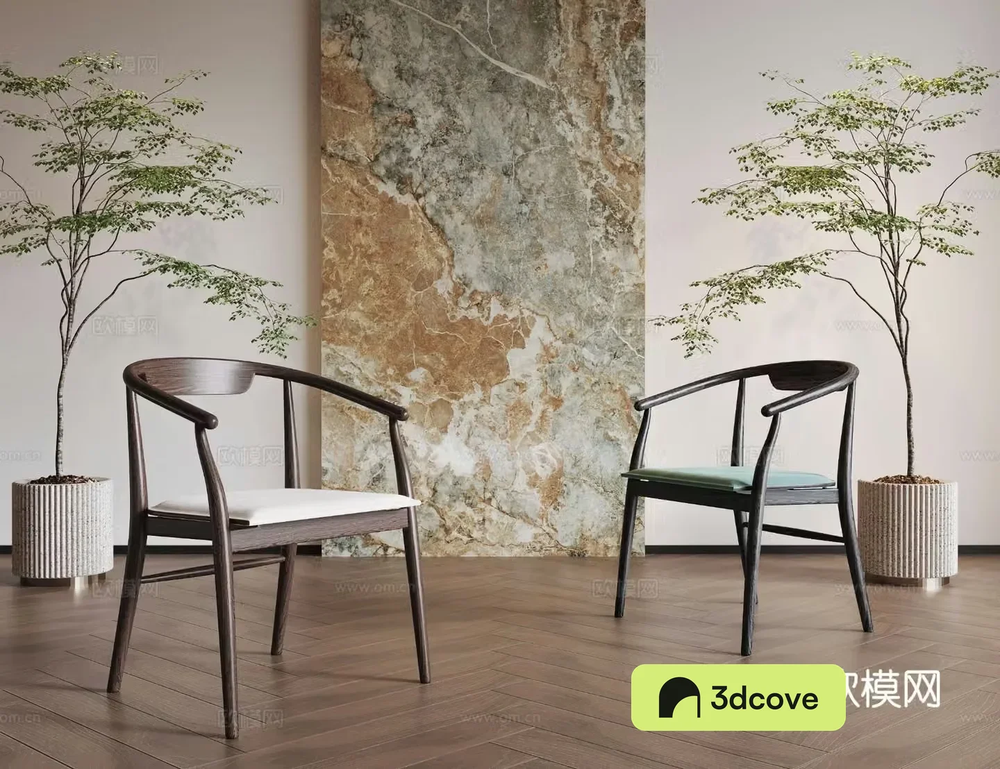 New Chinese style single chair tea chair arm chair dining chair