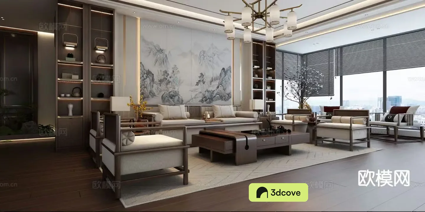 New Chinese style living room