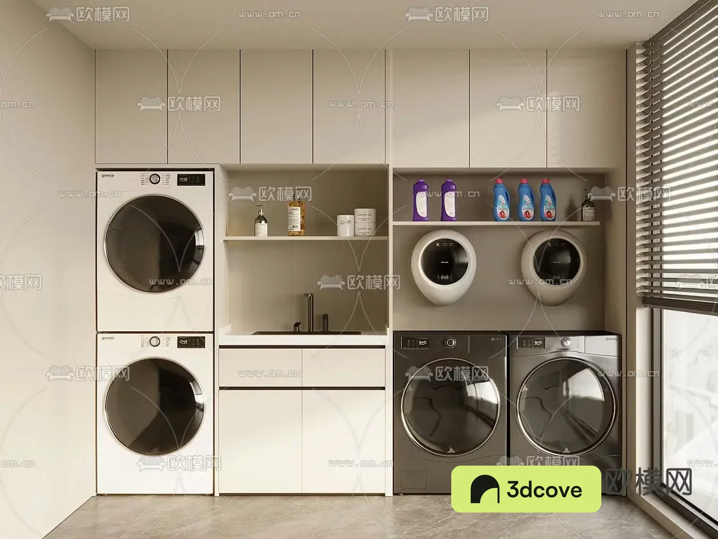 Laundry room laundry cabinet