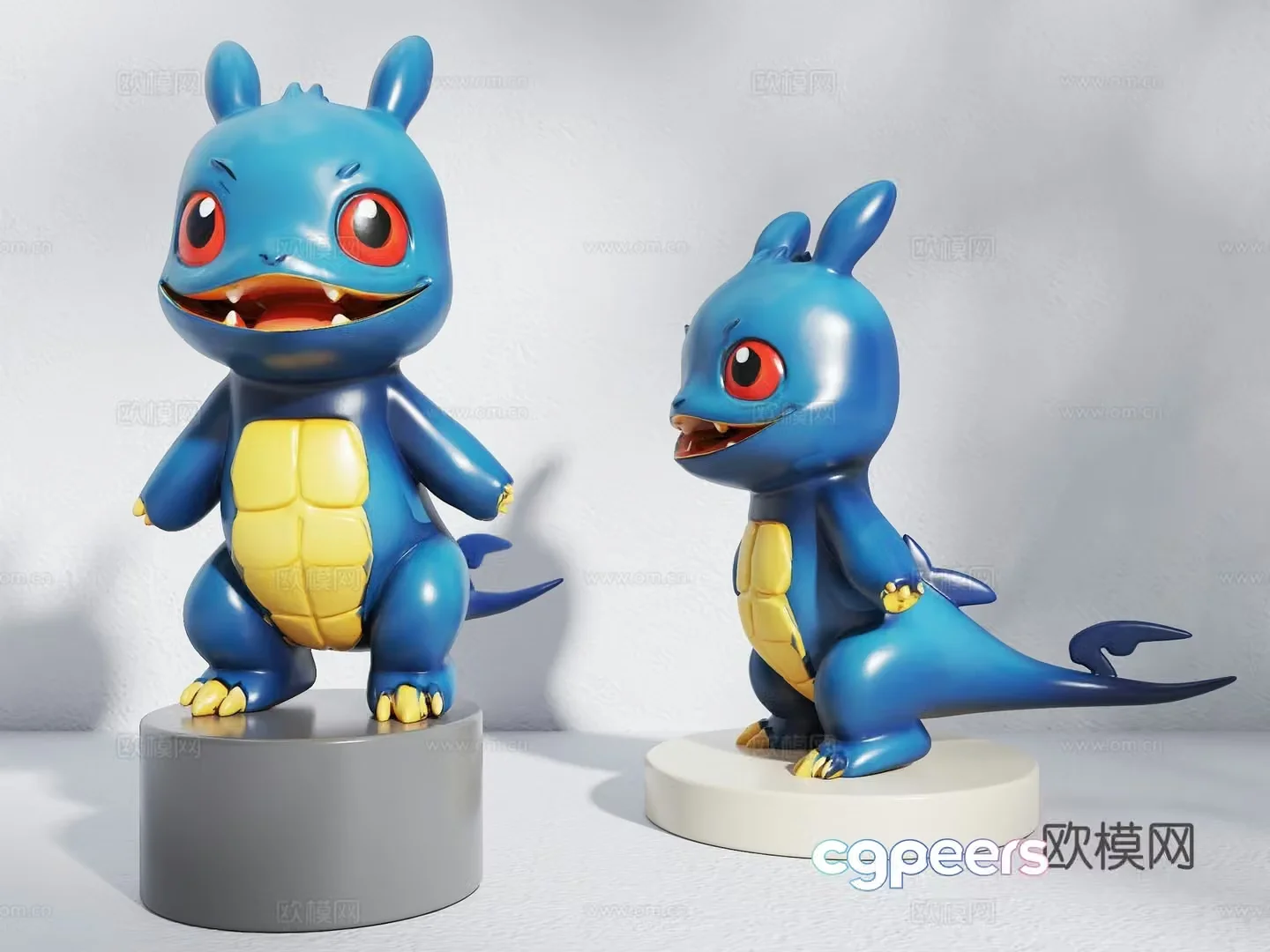 Nailong figure Nailong ornaments Pocket monster toys Doll Johnny Pokemon Pokemon 3D Model