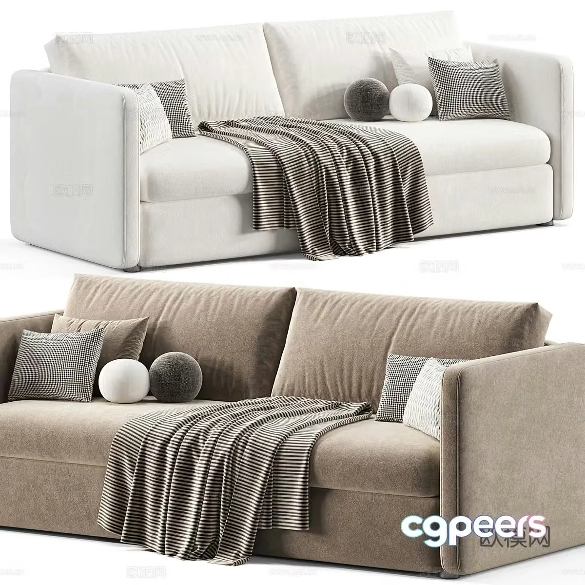 Andersen sofa 3d model of modern Dantone Home