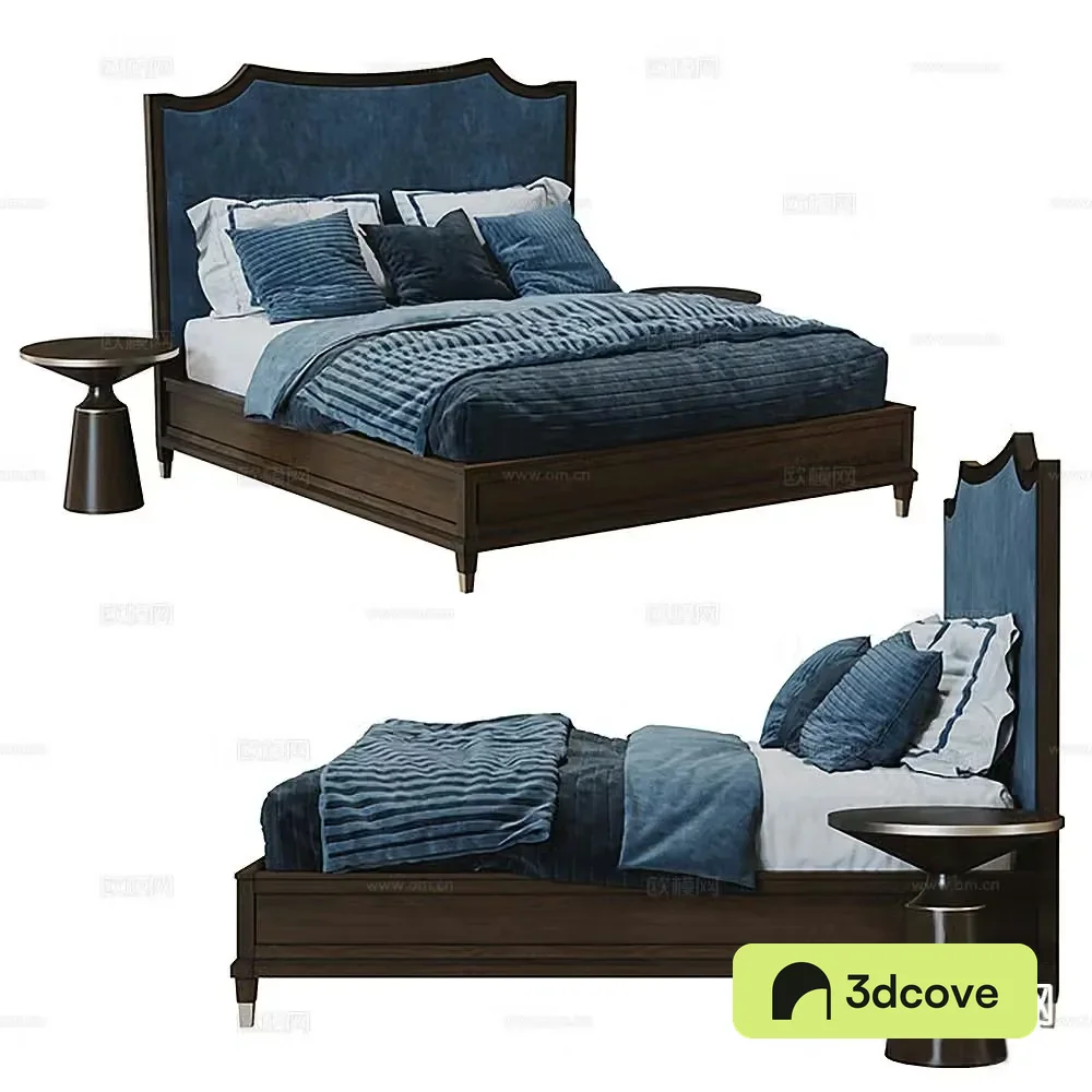 Chinese double bed