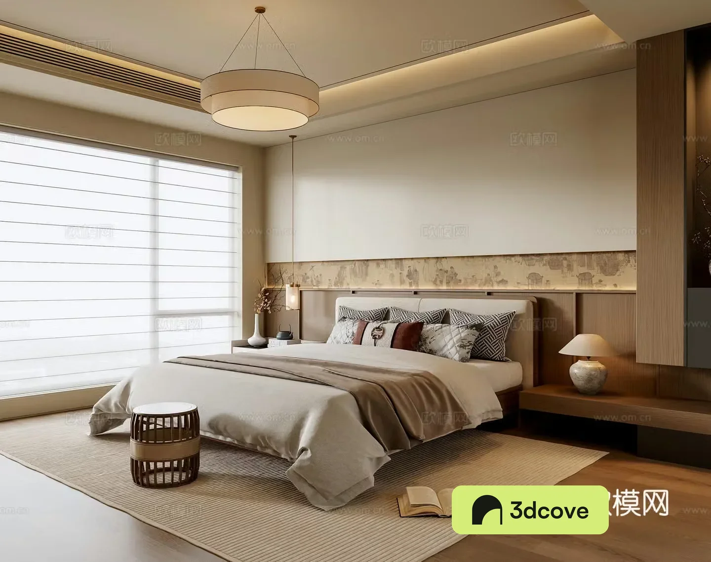 New Chinese bedroom