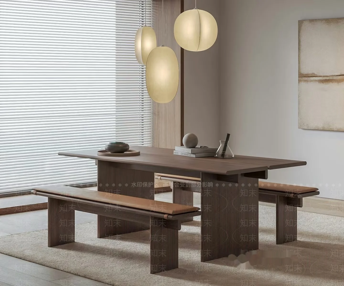 Modern Dining Room 3D Model – 8381 – VRAY Render