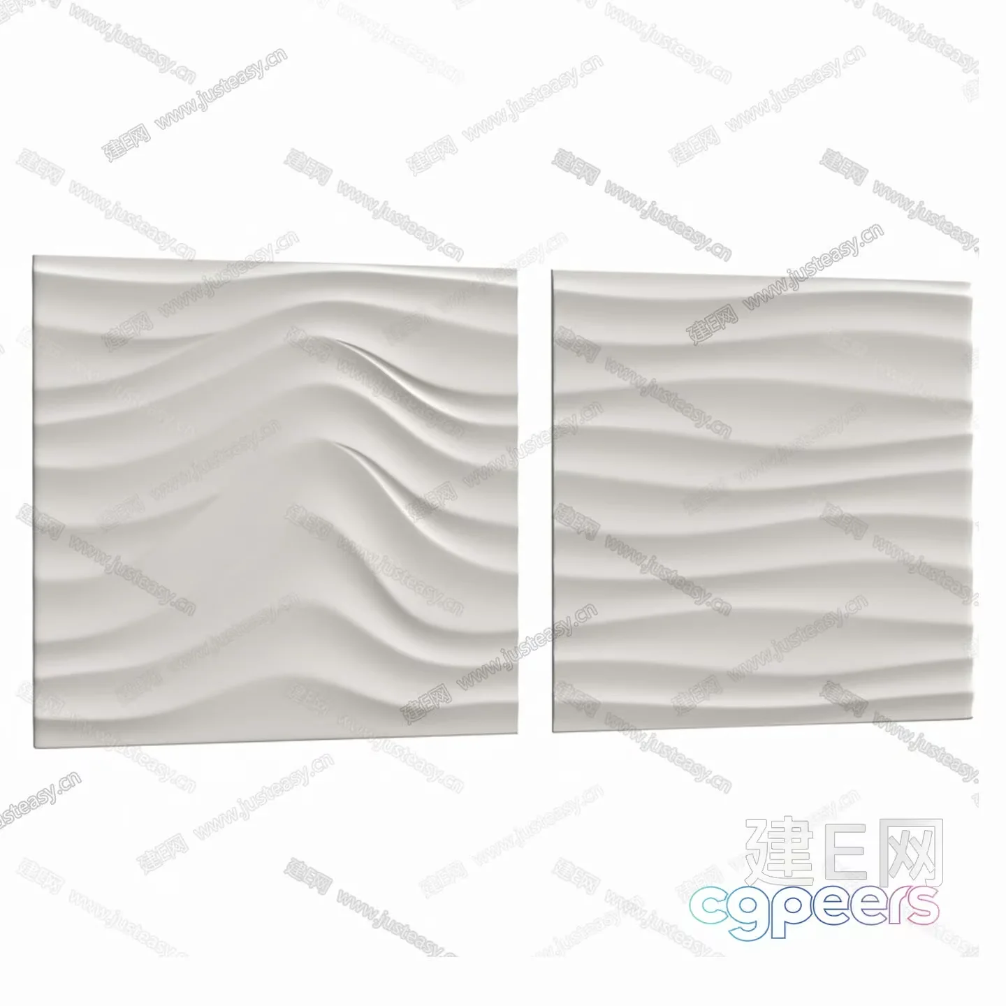 Modern 3D Wall Art 3D Model – 5977 – VRAY Render