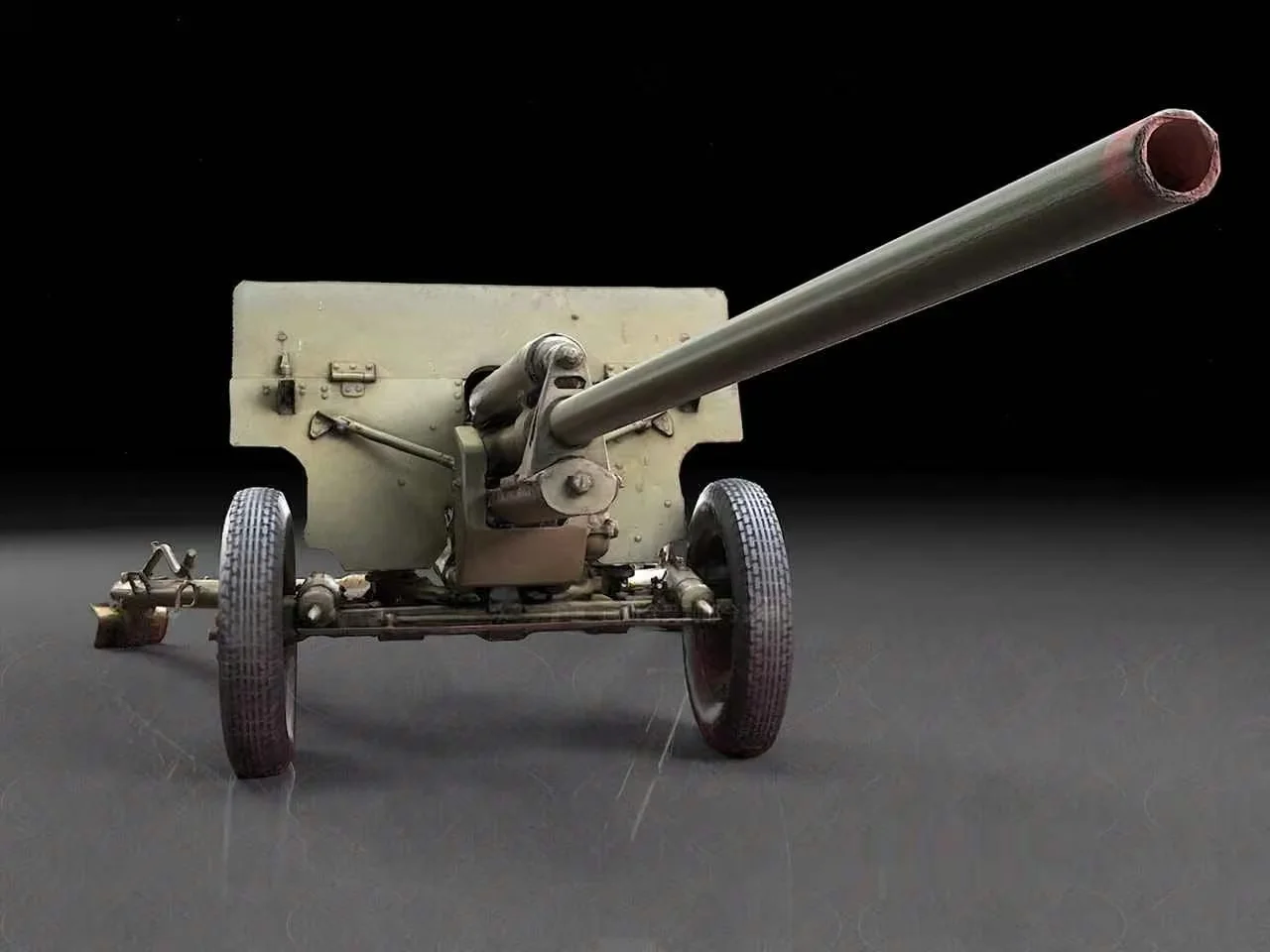 Artillery Weapon 3D Model – 362 – VRAY Render