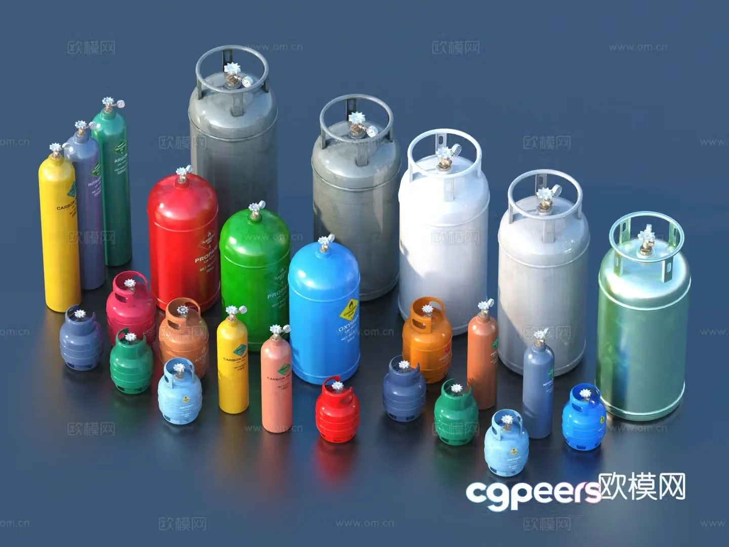 Gas tank Liquefied gas tank Natural gas tank 3D model