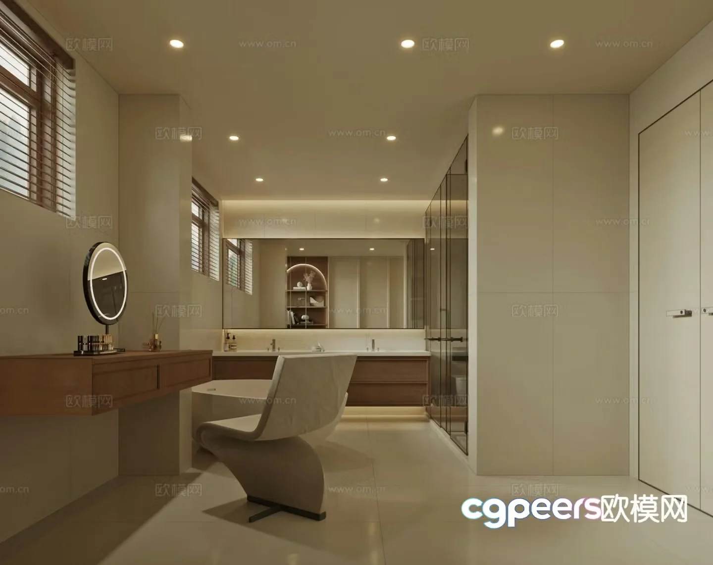 wabi-sabi bathroom bathroom 3d model