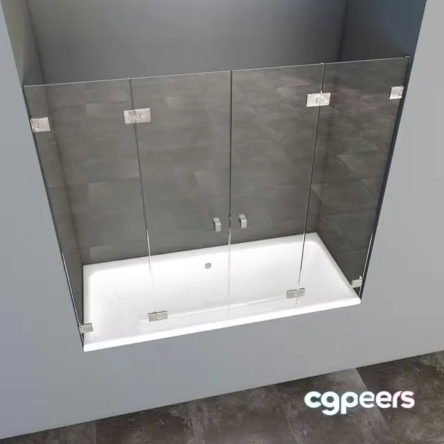 3ds Max Free – Subway Bath Rectangular