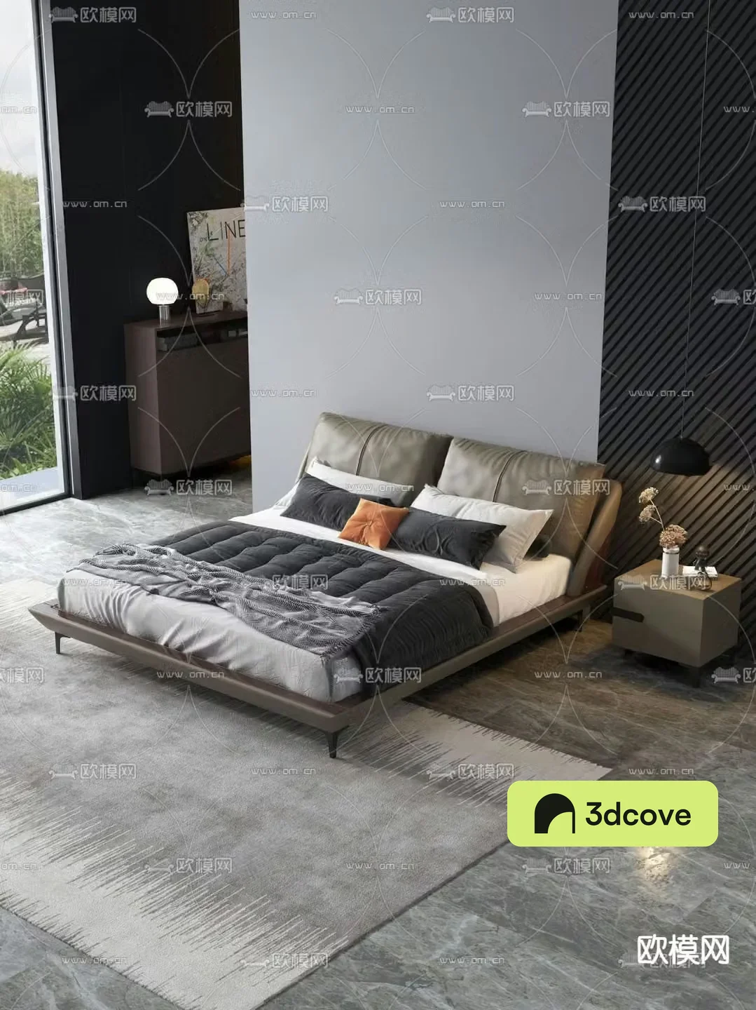 Italian double bed
