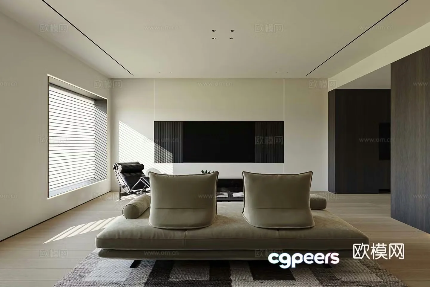 Modern living room 3d model