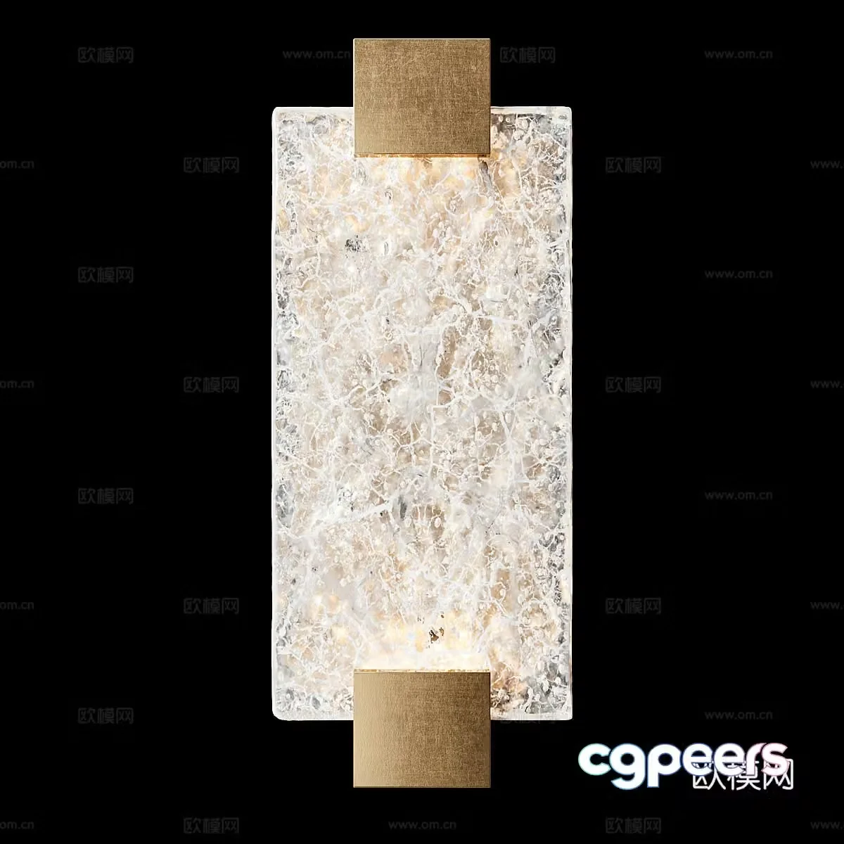 Modern light luxury decorative wall light 3d model