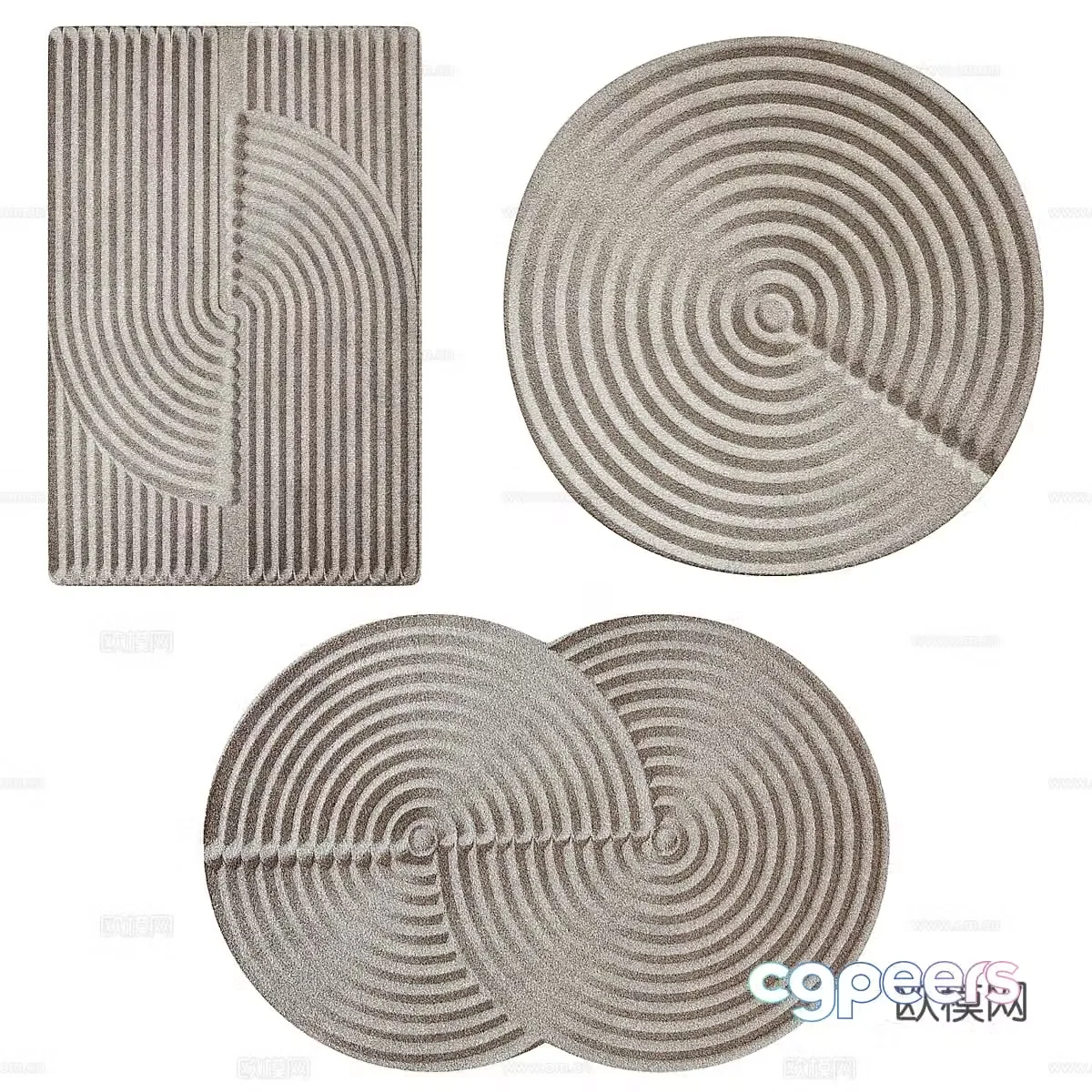 New Chinese carpet 3D model